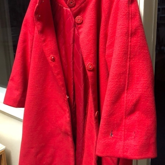 MAX Mara Red Coat Size XL - Picture 6 of 10